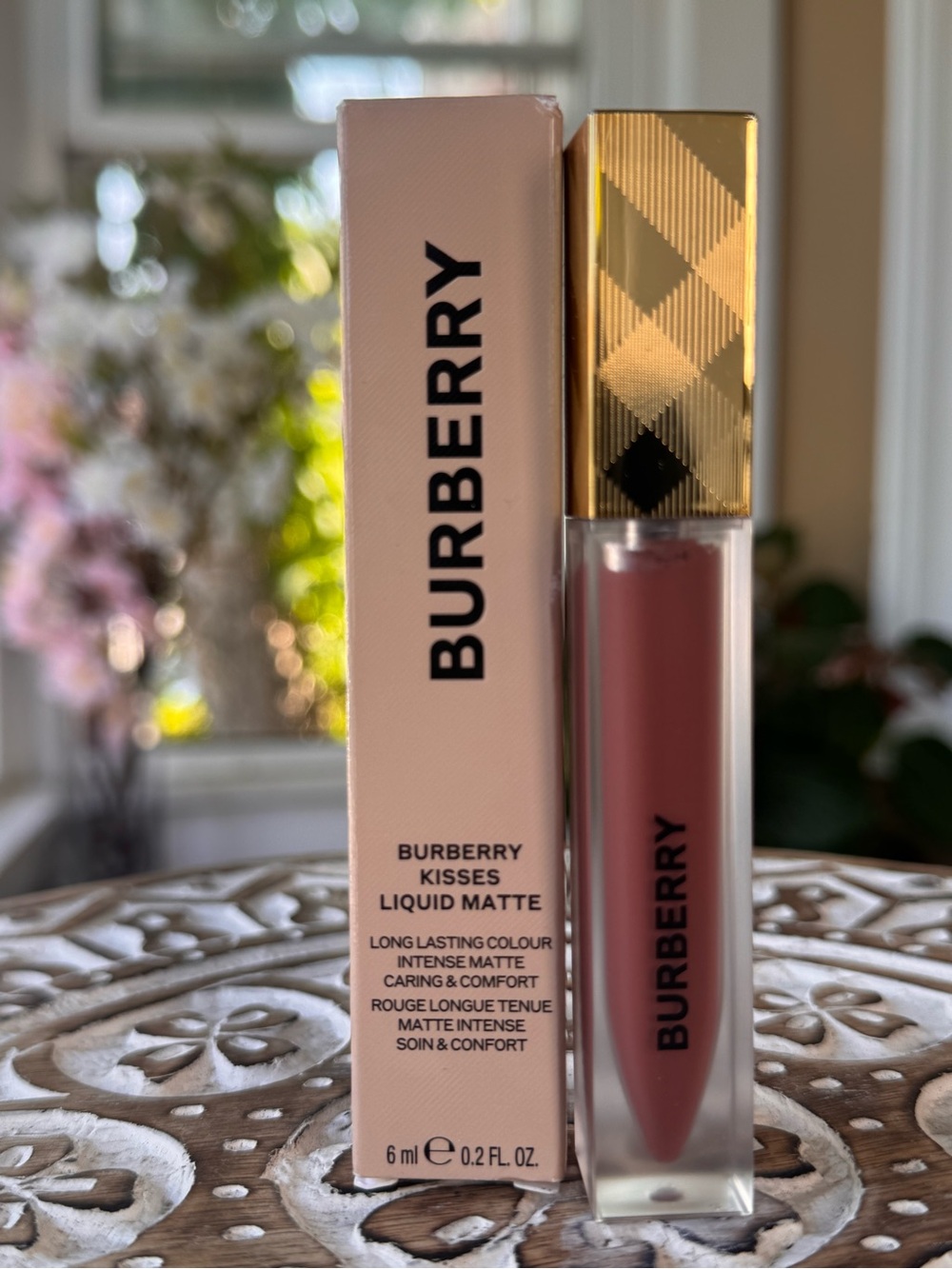 Discontinued Burberry Kisses Liquid Matte 86 Darjeeling Brown NIB RARE Find